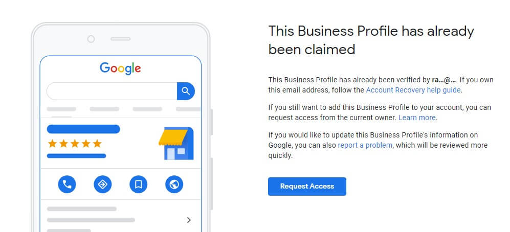 add a Google Business Profile